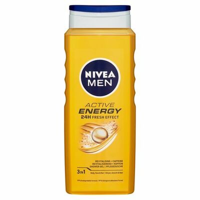 Nivea Men Active Energy Sprchovací gél 500 ml