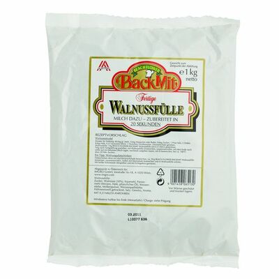 NÁPLŇ vlašské orechy BACKMIT 1kg