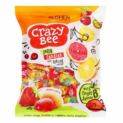Roshen Crazy Bee ovocné želé cukríky 1kg