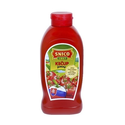 Kečup jemný 980g Snico