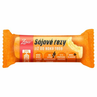 Sójové rezy Zora tyčinka s 13 % proteínu 50g