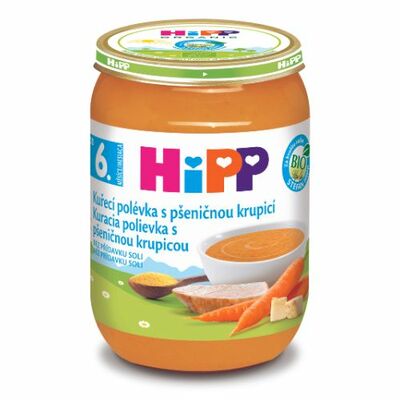 HiPP BIO Kuracia polievka s pšeničnou krupicou 190g