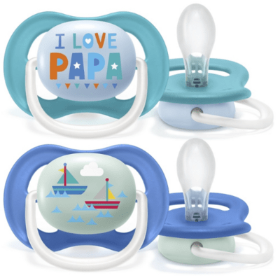 Avent Cumlík Ultra air text 6-18m boy 2ks