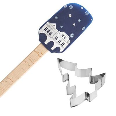 Orion Stierka 29cm s vykrajovačkou Stromček modrá