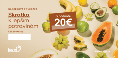 Darčekový poukaz 20 EUR eshop