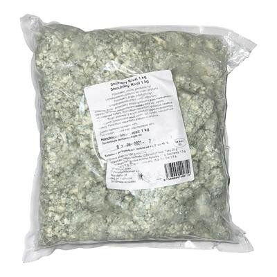 Syr Niva Rival s modrozelenou plesňou strúhaný 1kg Tami