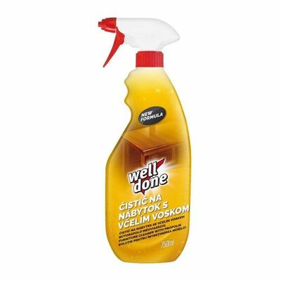 Well Done Nábytok čistič s včelím voskom 750ml