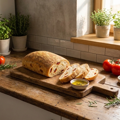Ciabatta so sušenými paradajkami 250g Eberhard