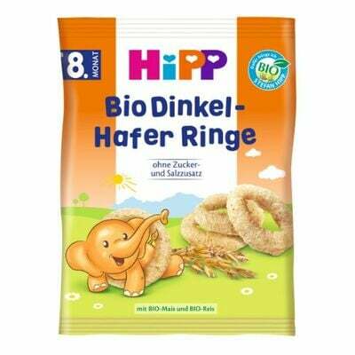 HiPP BIO Špaldovo ovsené prstienky 30g VÝPREDAJ