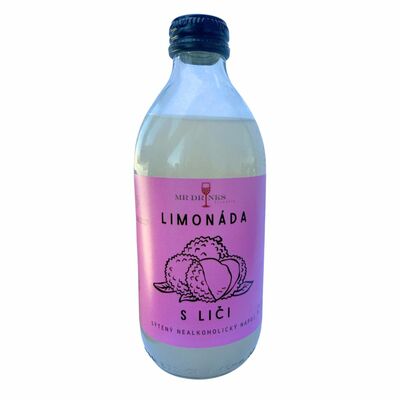 Liči Limonáda 330ml Mr Drinks