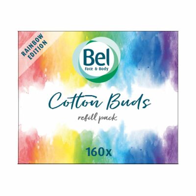 Bel Face&amp;Body Rainbow vatové tyčinky 160ks