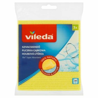 Vileda špongiová handrička 3ks