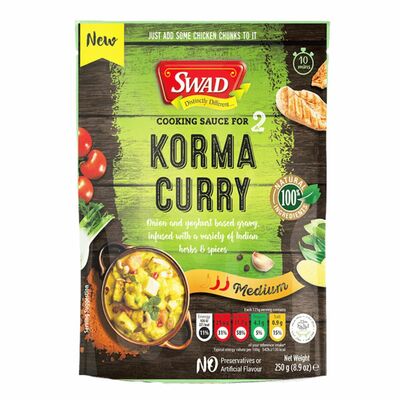 Hotová omáčka Korma Curry 250g Swad