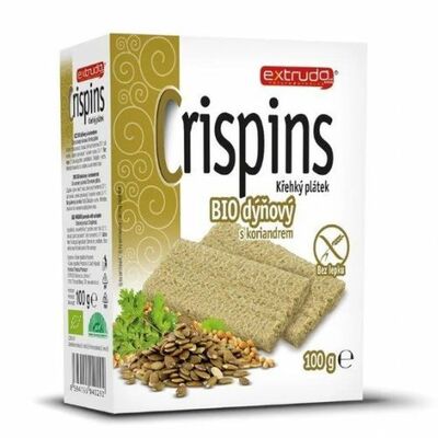 Crispins tekvicové plátky 100g Extrudo