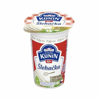 Smotana na šľahanie živočíšna 40% 200ml Kunín