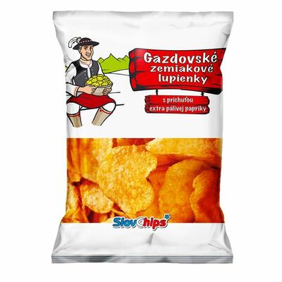 Gazdovské zemiak. lupienky paprika SlovChips 75 g