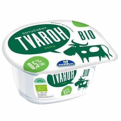 Tvaroh odtučnený Bio 250g Milko