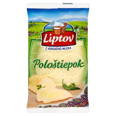 Syr Pološtiepok neúdený blok 185g Liptov