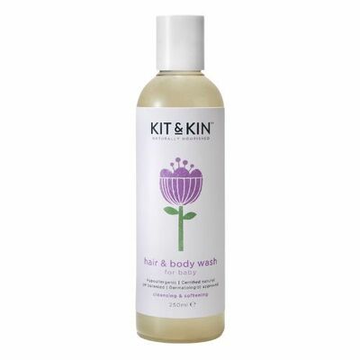 Kit &amp; Kin šampón na telo a vlasy 250ml