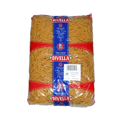Cestoviny Penne n.27 5kg Divella