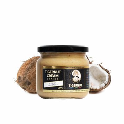 Krém kokosový bez cukru 280g Tigernut