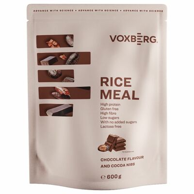 Ryžová kaša Čokoláda kakaové nibsy 600g Voxberg