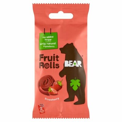 Bear ovocné rolky Jahoda 20g