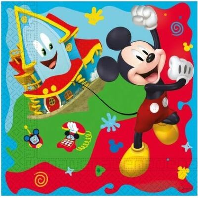 Papierové servítky Mickey 33x33cm, 20ks