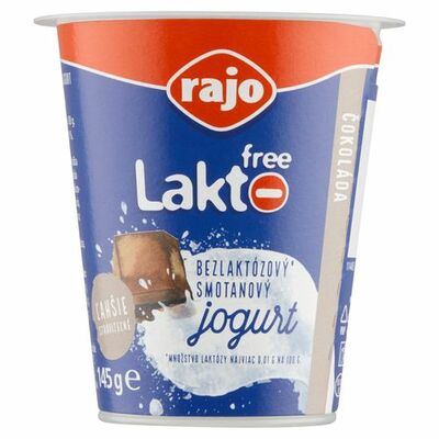 Jogurt Lakto Free čokoláda 145g Rajo