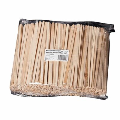 Miešadlá drevené 14cm 1000 ks Sparmal