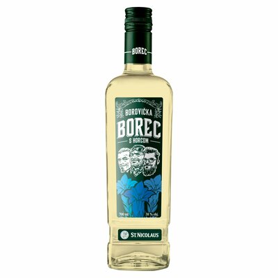 BOREC Borovička s horcom 38% 0,7 l