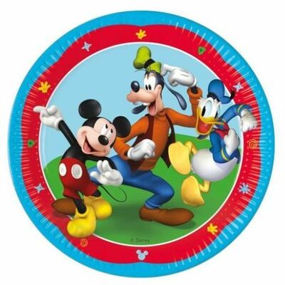 Papierové taniere Mickey 23cm, 8ks