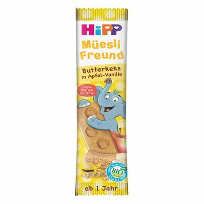 HiPP BIO Müsli Maslové sušienky-Jablko-Vanilka 20g
