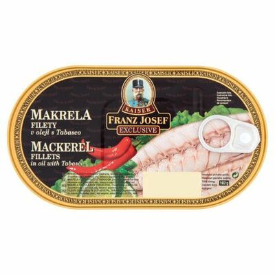 Makrelové filety tabacso 170g Franz Josef