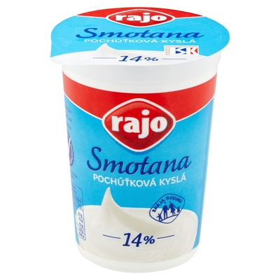 Smotana kyslá RAJO 14% 250g