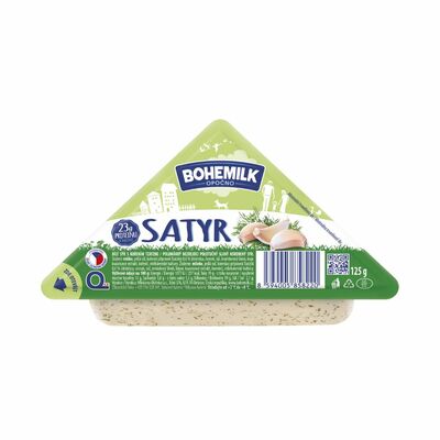 Syr Satyr s korením tzatziky 125g Bohemilk