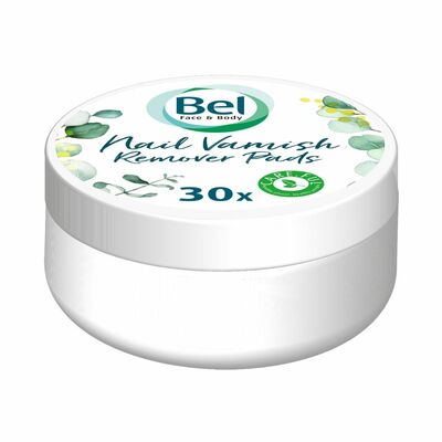 Bel Face&amp;Body odlakovacie tampóny na nechty 30ks