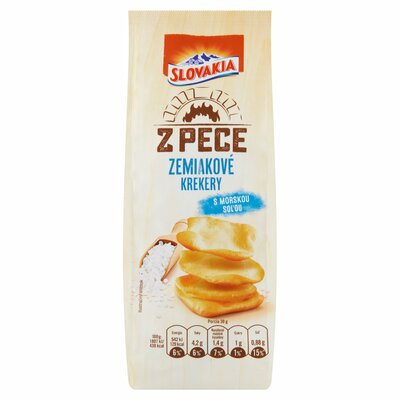 Slovakia Zemiakové krekery s morskou soľou 90g