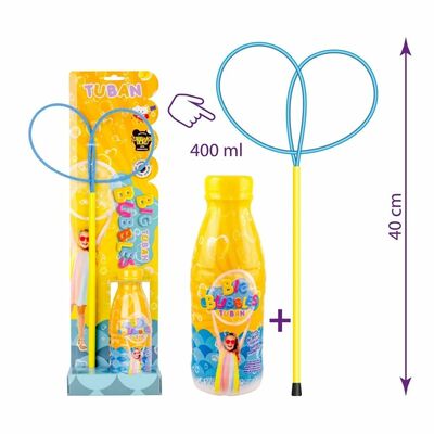 Sada Obruč na bubliny Pro Butterfly + tekutina 400ml Tuban