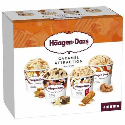 Mr.Häagen-Dazs zmrzlina Caramel attract 4x95ml