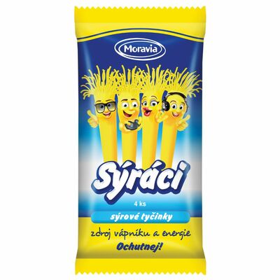 Syrové Tyčinky Sýráci 80g Moravia