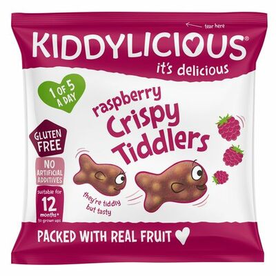 Kiddylicious rybičky malinové 12g
