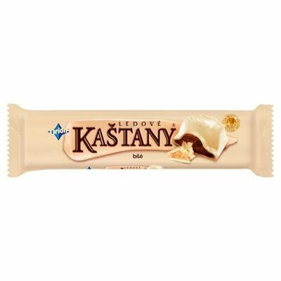 Ledové Kaštany v bielej čokoláde 45g Orion