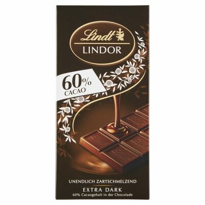 Lindt Lindor Horká čokoláda s jemnou náplňou 100g