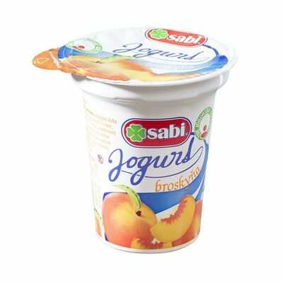 Jogurt broskyňový SABI 150g