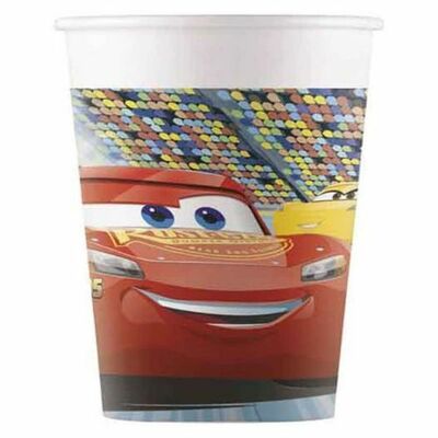 Papierové poháre Cars 200ml, 8ks