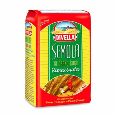 Múka semolinová Rimacinata 5kg Divella