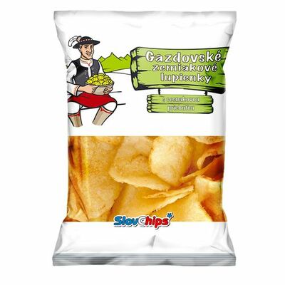 Gazdovské zemiak. lupienky cesnak SlovChips 75 g