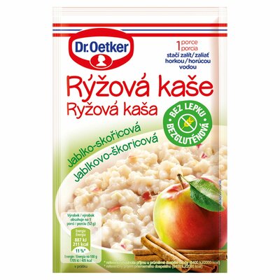 Ryžová kaša Jablkovo-škoricová 52g Dr. Oetker