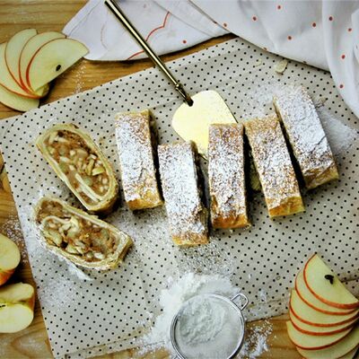 Mrazená Štrúdľa jablková 10x100g Floril